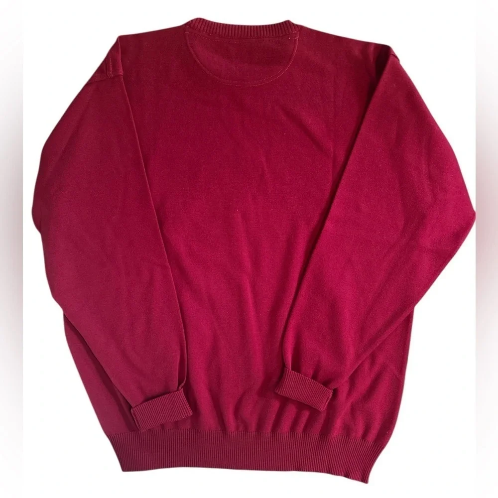 Paul & Shark Red Crewneck Sweater Classic Design